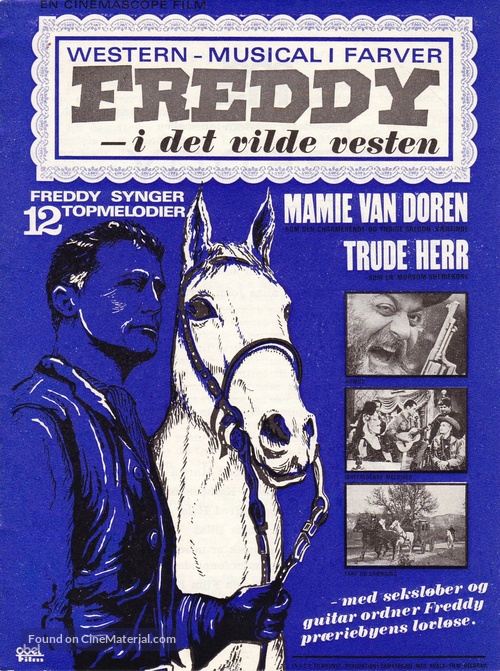 Freddy und das Lied der Pr&auml;rie - Danish poster