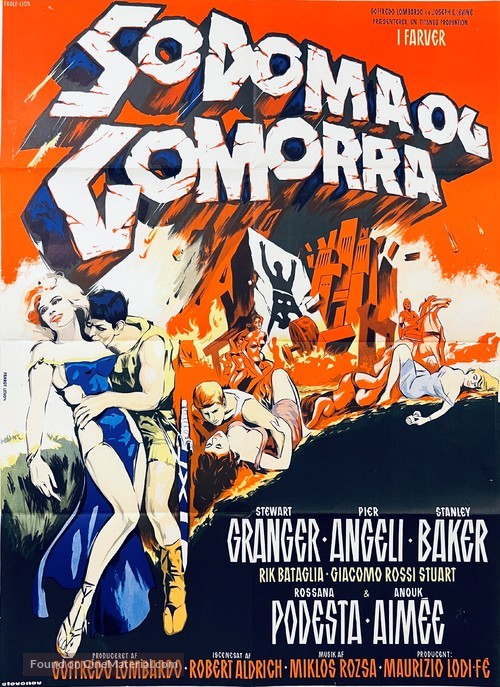 Sodom and Gomorrah - Danish Movie Poster