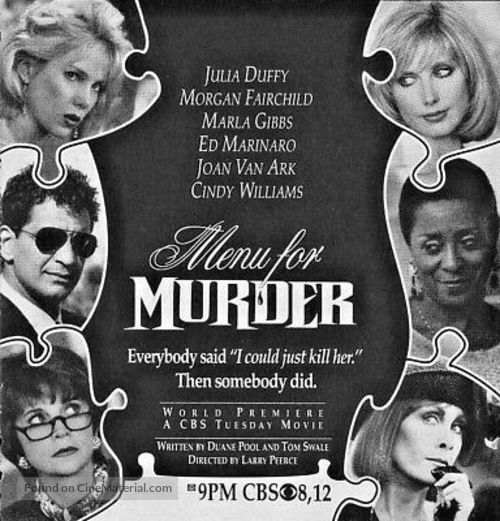 Menu for Murder - poster