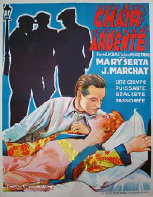 Chair ardente - French Movie Poster