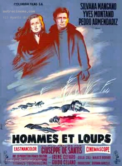 Uomini e lupi - French Movie Poster