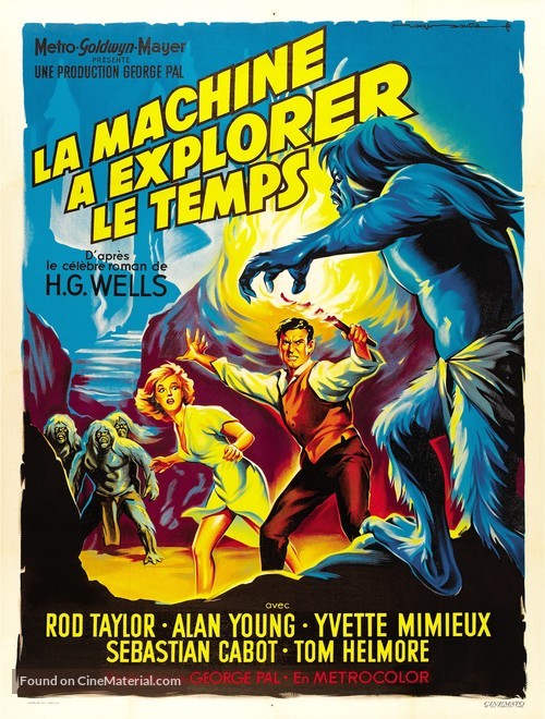 The Time Machine - French Movie Poster