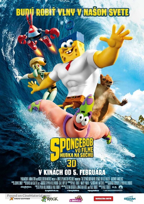 The SpongeBob Movie: Sponge Out of Water - Slovak Movie Poster