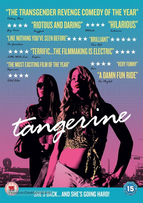 Tangerine - British DVD movie cover