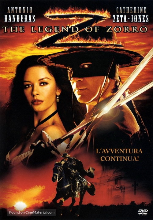 The Legend of Zorro - Italian DVD movie cover