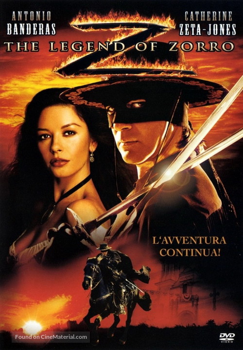 The Legend of Zorro - Italian DVD movie cover