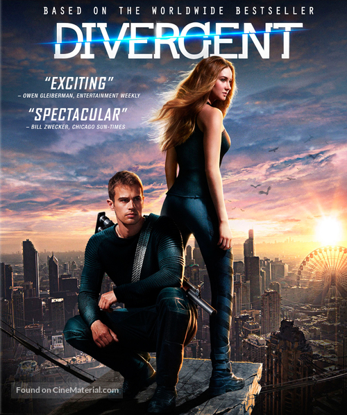 Divergent - Blu-Ray movie cover