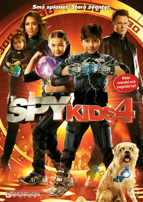 Spy Kids: All the Time in the World in 4D - Swedish DVD movie cover