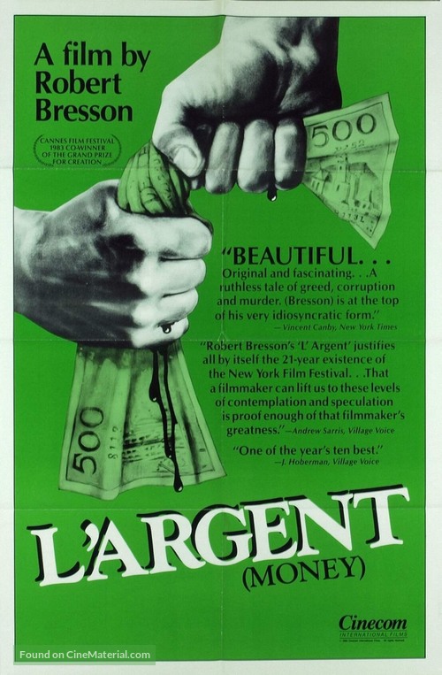 Argent, L&#039; - Movie Poster