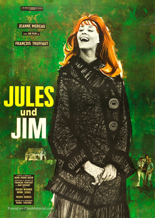 Jules Et Jim - German Movie Cover