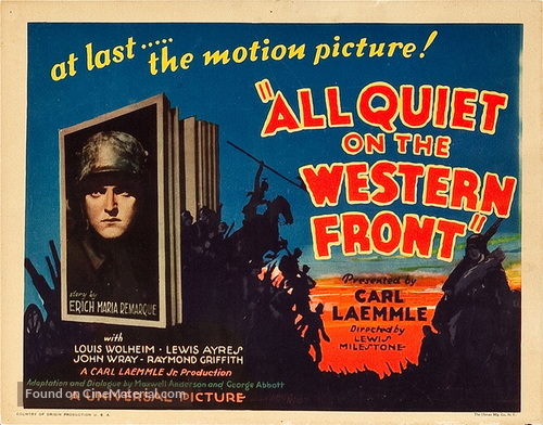 All Quiet on the Western Front - Movie Poster