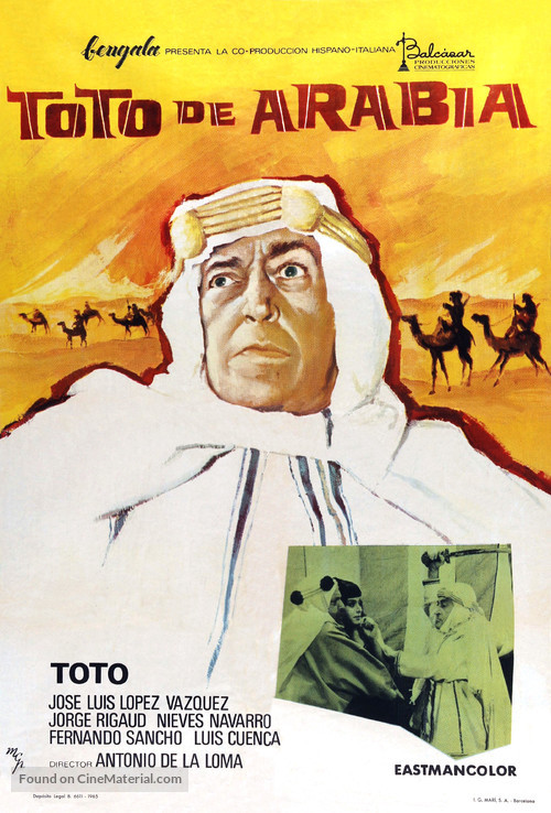 Tot&ograve; d&#039;Arabia - Spanish Movie Poster