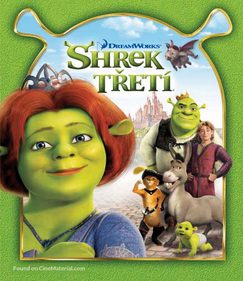 Shrek the Third - Czech Blu-Ray movie cover