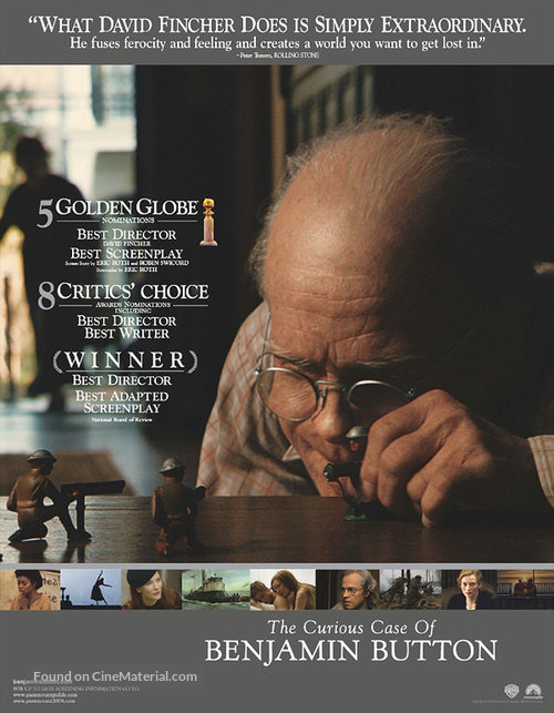 The Curious Case of Benjamin Button - For your consideration movie poster