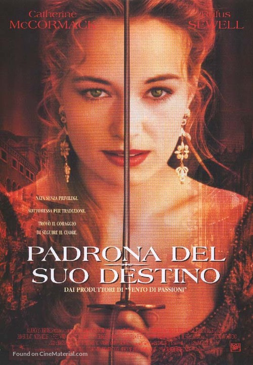 Dangerous Beauty - Italian DVD movie cover