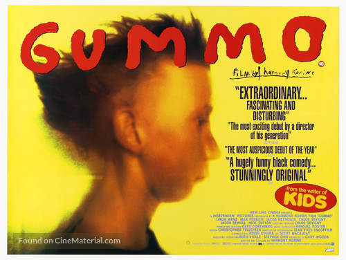Gummo - British Movie Poster