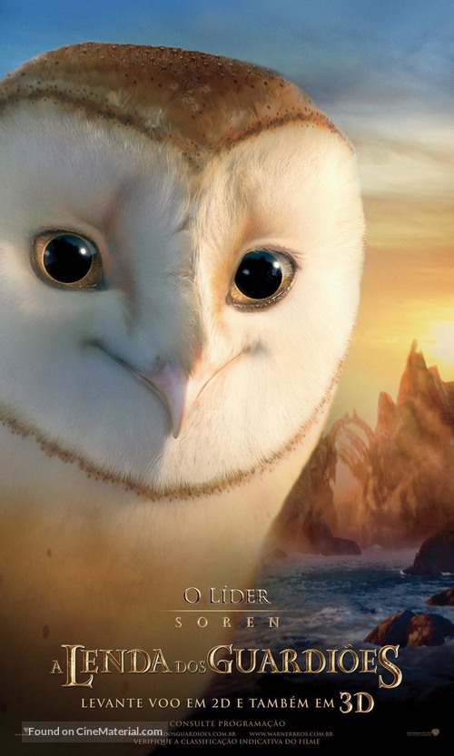 Legend of the Guardians: The Owls of Ga&#039;Hoole - Brazilian Movie Poster