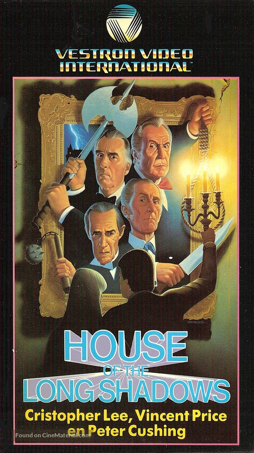 House of the Long Shadows - Dutch VHS movie cover