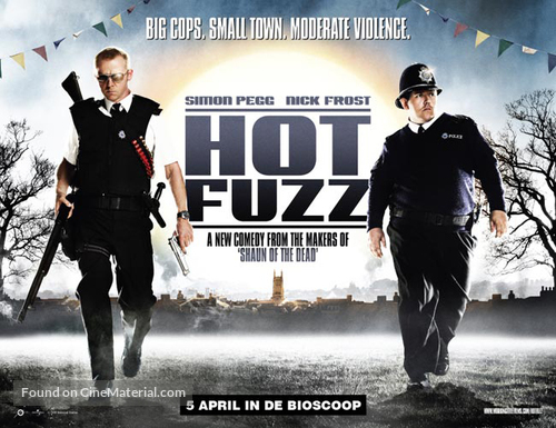 Hot Fuzz - Dutch Movie Poster
