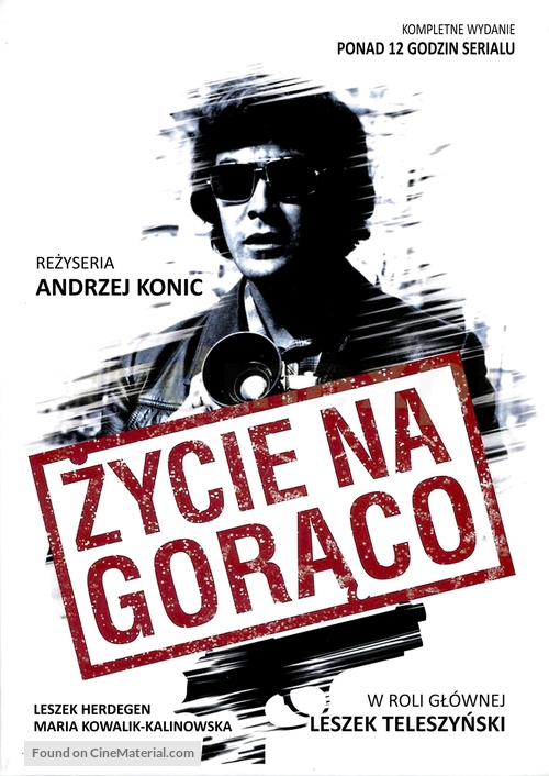 &quot;Zycie na goraco&quot; - Polish Movie Cover