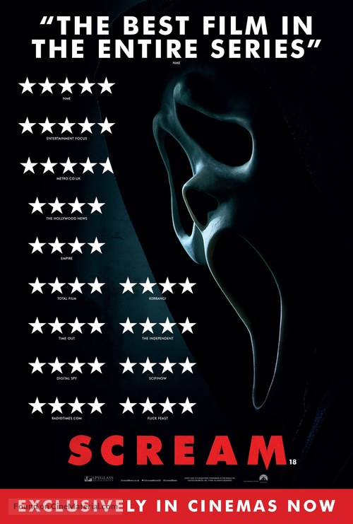 Scream - British Movie Poster