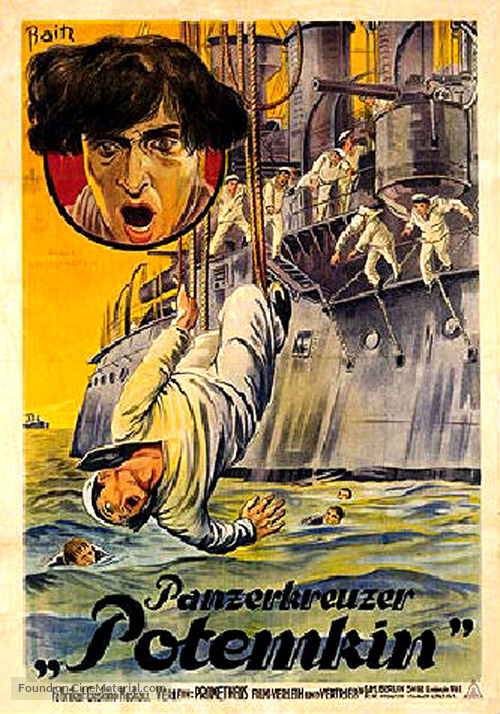 Bronenosets Potyomkin - German Movie Poster
