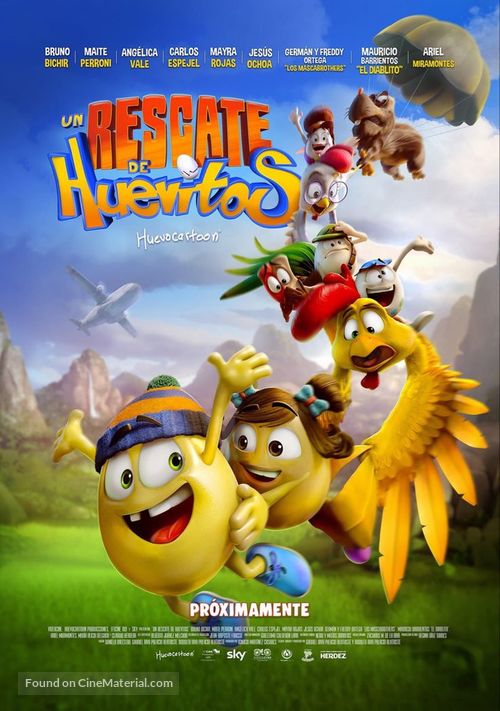 Un rescate de huevitos - Mexican Movie Poster