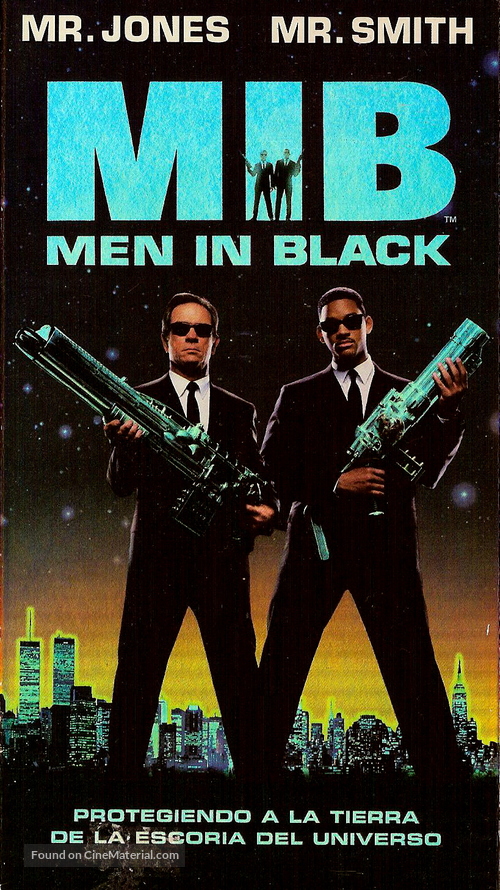 Men in Black - Argentinian VHS movie cover