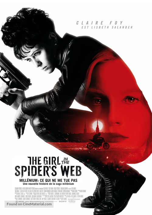 The Girl in the Spider&#039;s Web - Swiss Movie Poster