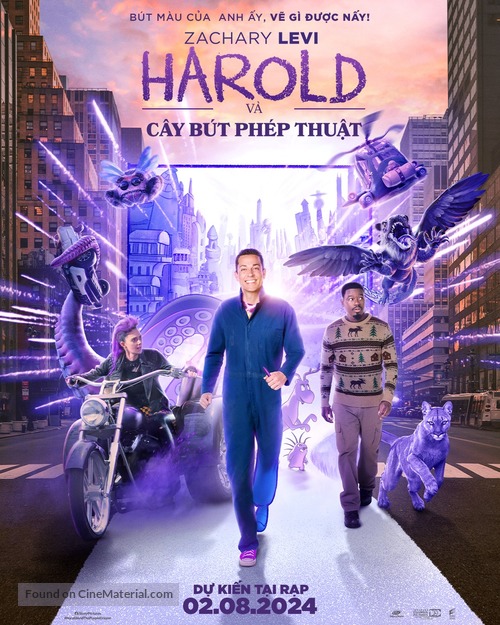 Harold and the Purple Crayon - Vietnamese Movie Poster