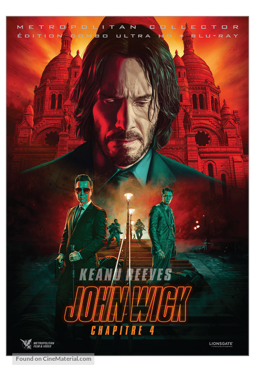John Wick Chapter 4 2023 French Blu Ray Movie Cover 4401