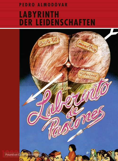 Laberinto de pasiones - German Movie Poster