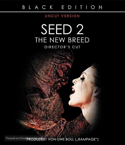 Seed 2: The New Breed - German Blu-Ray movie cover