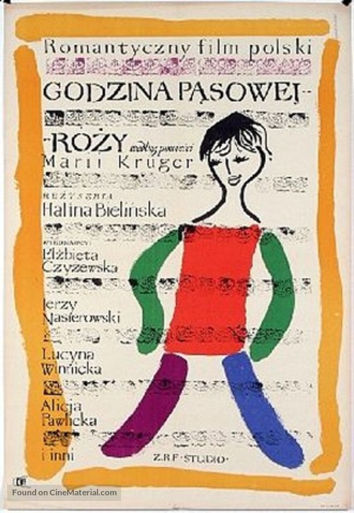 Godzina pasowej r&oacute;zy - Polish Movie Poster