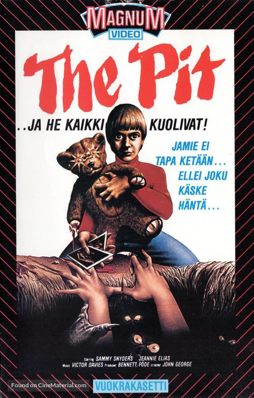 The Pit - Finnish VHS movie cover