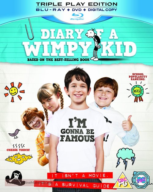 Diary of a Wimpy Kid - British HD-DVD movie cover