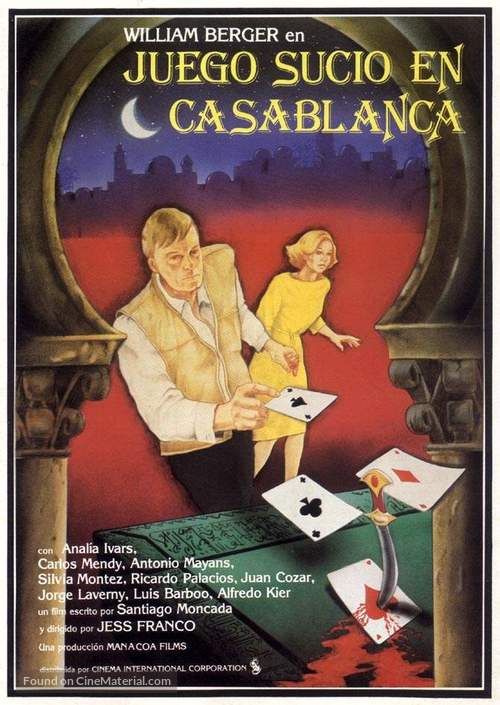 Juego sucio en Casablanca - Spanish Movie Poster