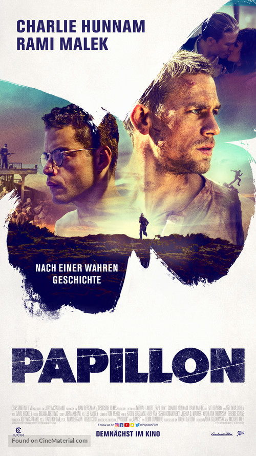 Papillon - Swiss Movie Poster