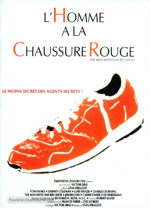 The Man with One Red Shoe - French Movie Poster