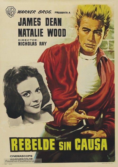 Rebel Without a Cause - Spanish Movie Poster