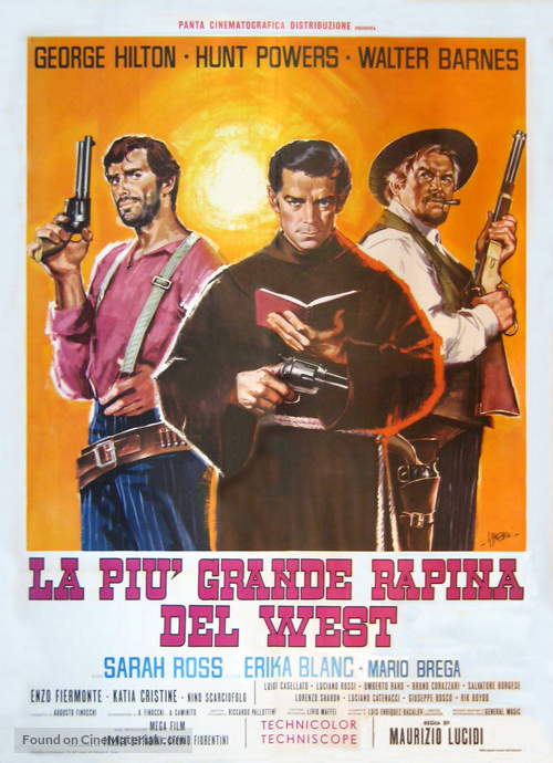Pi&ugrave; grande rapina del west, La - Italian Movie Poster
