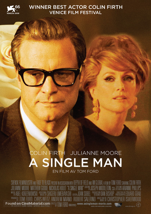 A Single Man - Norwegian Movie Poster