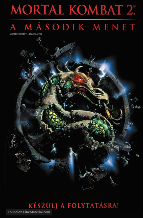Mortal Kombat: Annihilation - Hungarian DVD movie cover