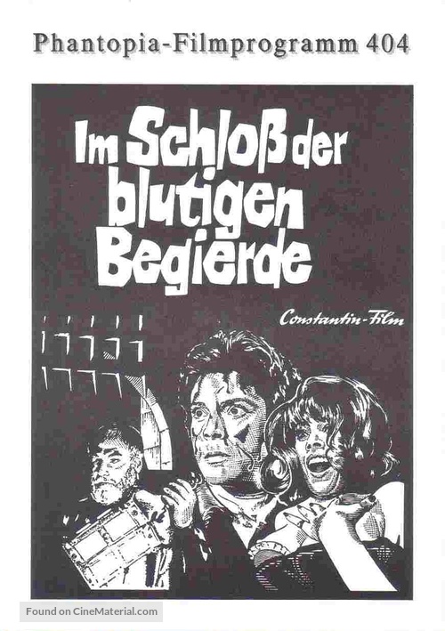 Im Schlo&szlig; der blutigen Begierde - German poster