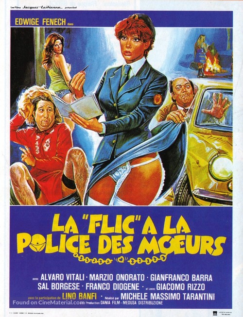 La poliziotta della squadra del buon costume - French Movie Poster