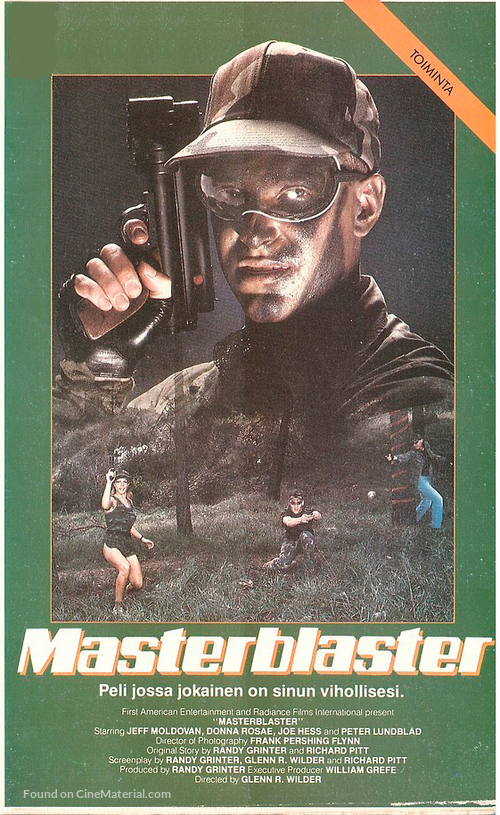 Masterblaster - Finnish VHS movie cover