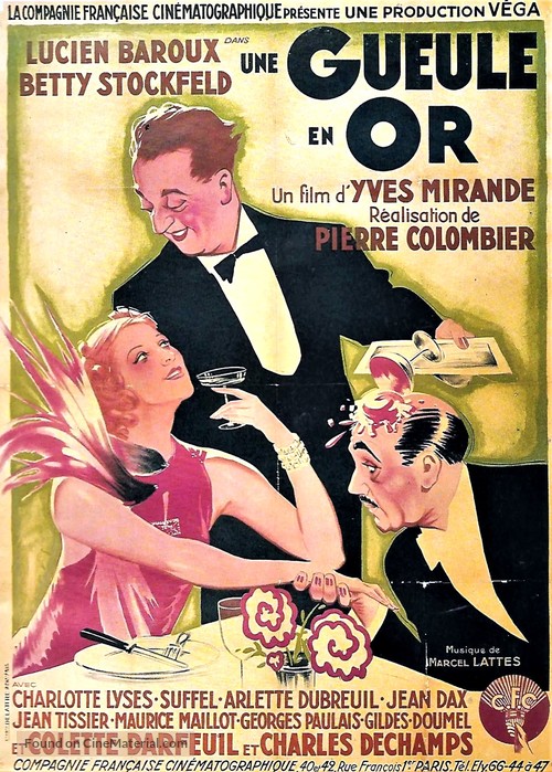 Une gueule en or - French Movie Poster