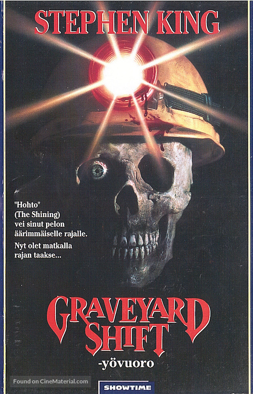 Graveyard Shift - Finnish VHS movie cover