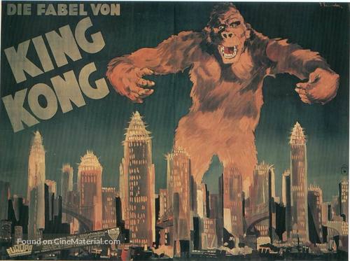King Kong - German Movie Poster