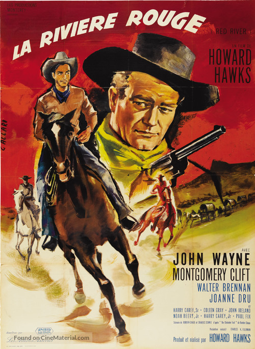 Red River - French Re-release movie poster